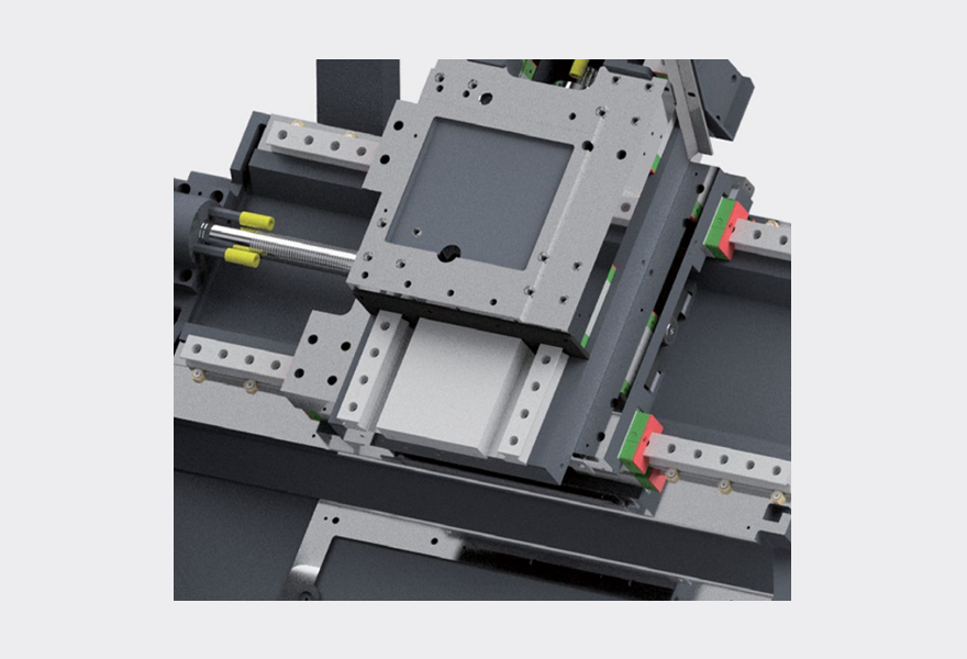 NS 2000 SERIES Minimized non-cutting time with Roller LM guides a 안내