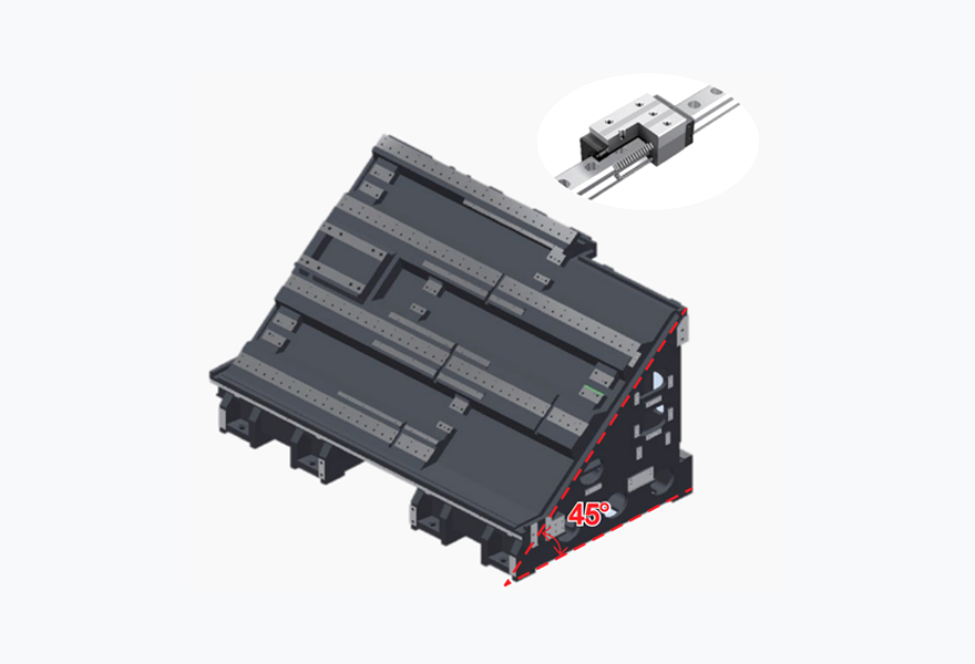 NS 1600T2Y2 High Speed, High Rigidity Design with 45° Slant Be 안내